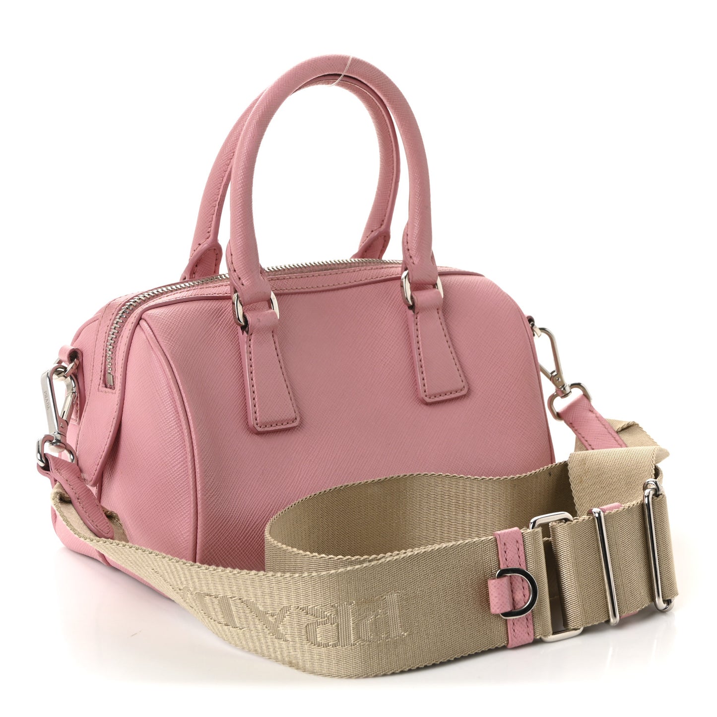Saffiano Lux Top Handle Crossbody Bag Petalo