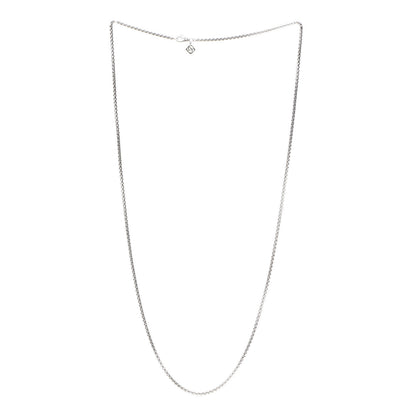 David Yurman Sterling Silver 14K Yellow Gold 2.7mm Small Box Chain Necklace 32" 3 of 5