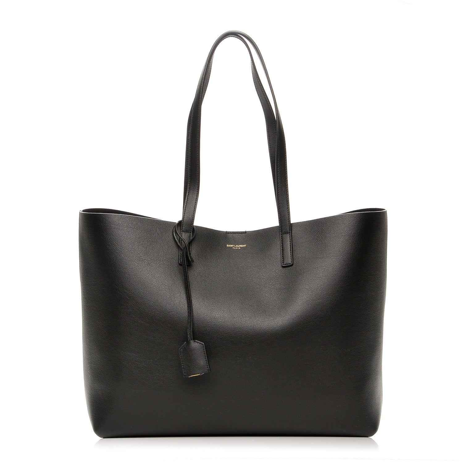 Saint Laurent Calfskin Large Shopping Tote Black 1 of 9