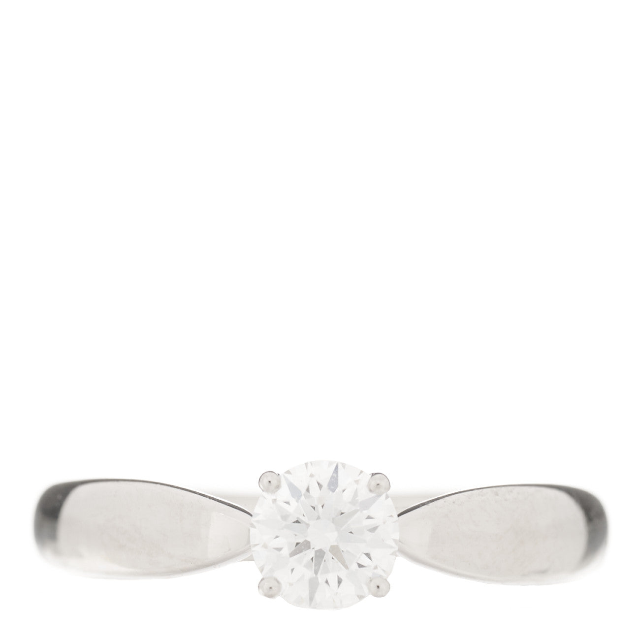 Platinum Diamond .32ct Harmony Solitaire Engagement Ring 46 3.75