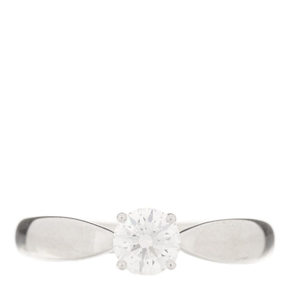 Tiffany Platinum Diamond .32ct Harmony Solitaire Engagement Ring 46 3.75 1 of 4