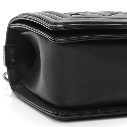 Chanel Lambskin Quilted Small Boy Flap Black 8 of 12