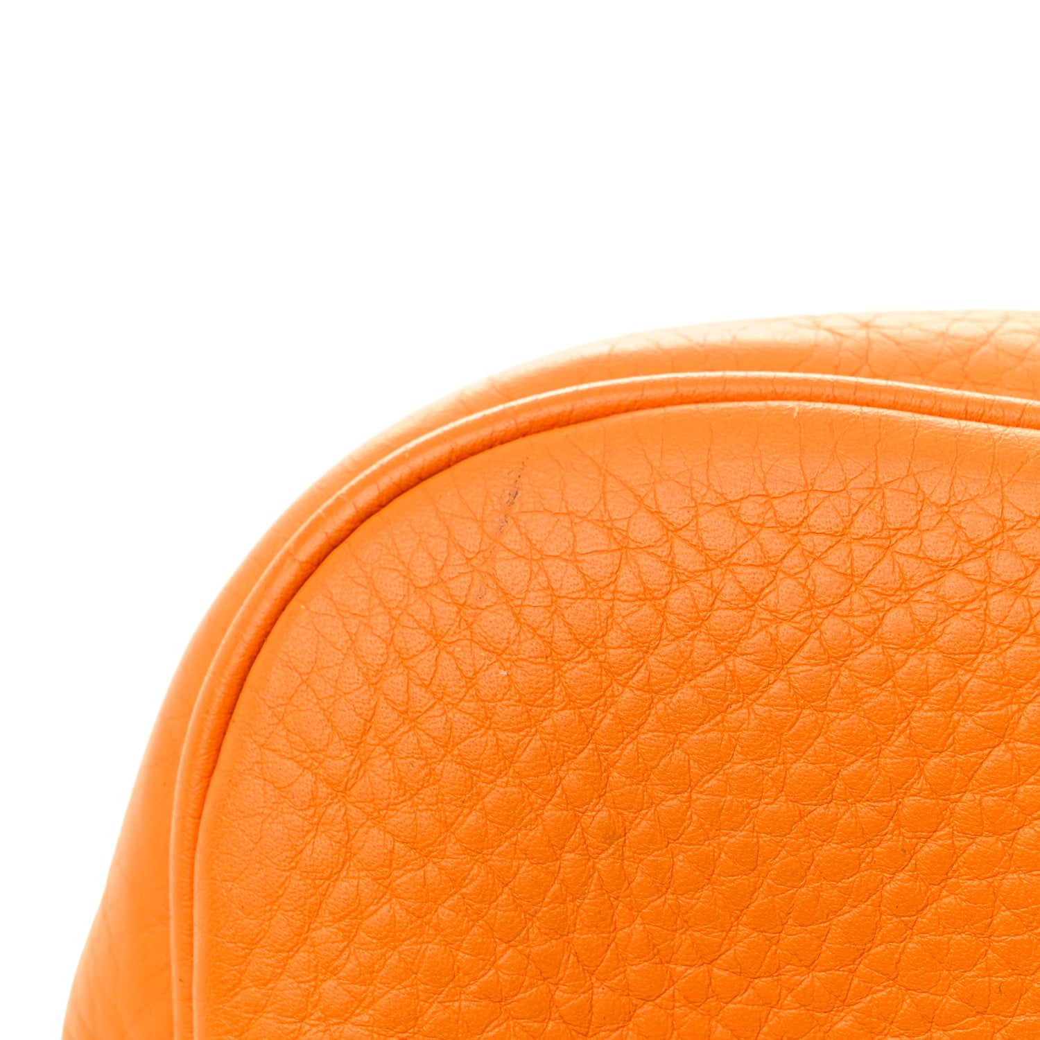 Gucci Pebbled Calfskin Medium Soho Flap Crossbody Curcuma 16 of 16