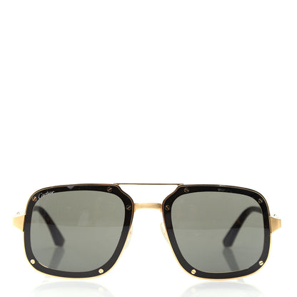Cartier Titanium Santos De Cartier Sunglasses Gold 2 of 8