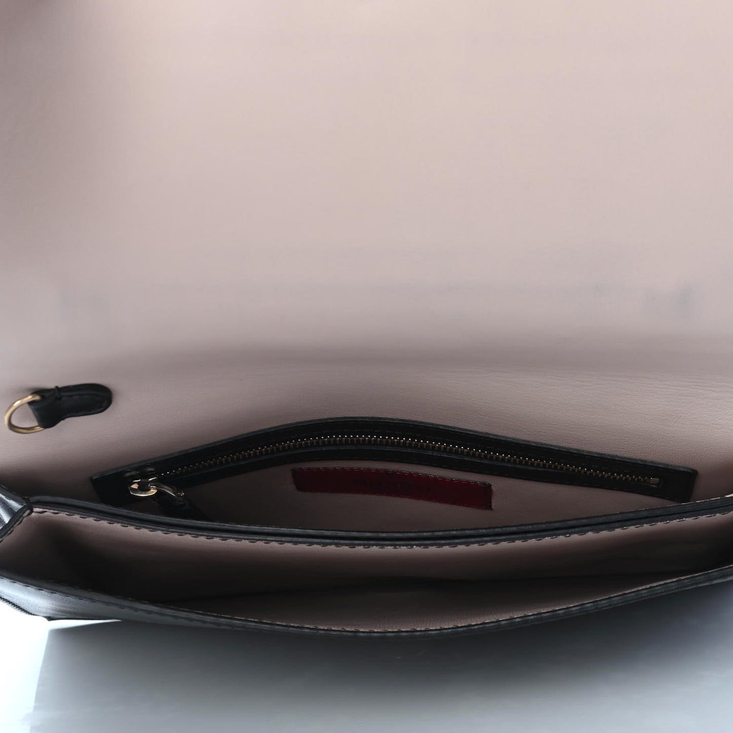 Nappa Rockstud Wristlet Clutch Black