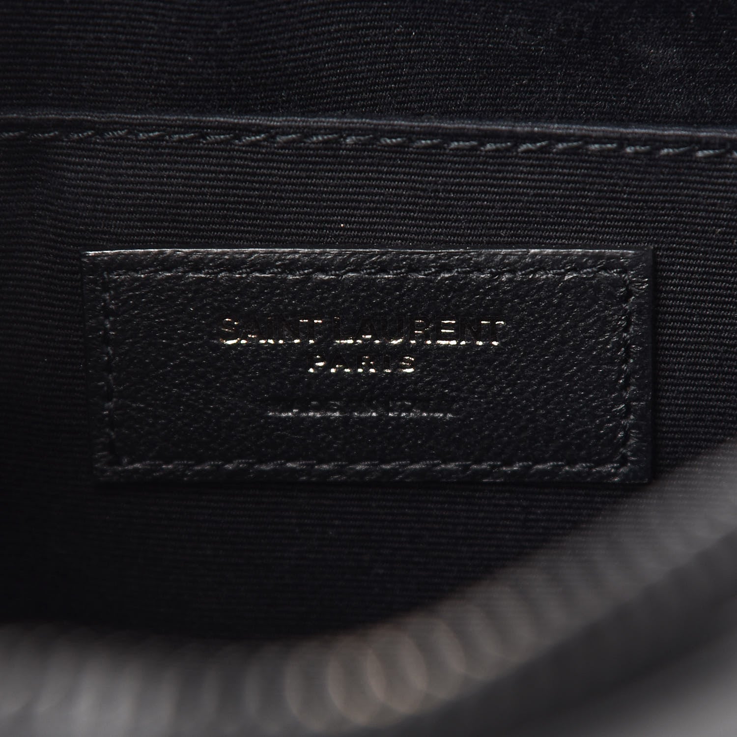 Saint Laurent Calfskin Matelasse Monogram Lou Camera Bag Black 6 of 11