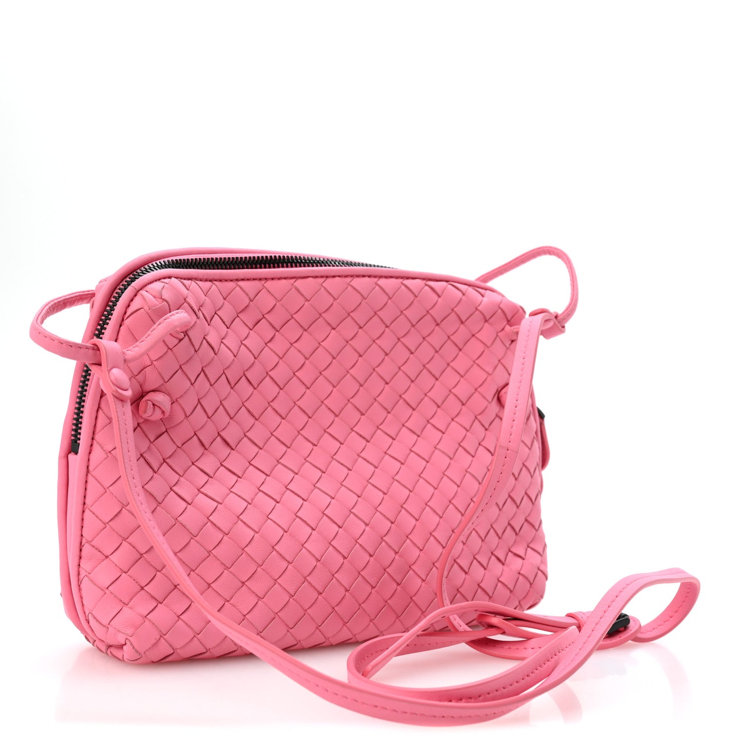 Nappa Intrecciato Nodini Bag Pink