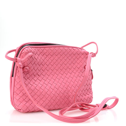 Bottega Veneta Nappa Intrecciato Nodini Bag Pink 3 of 14