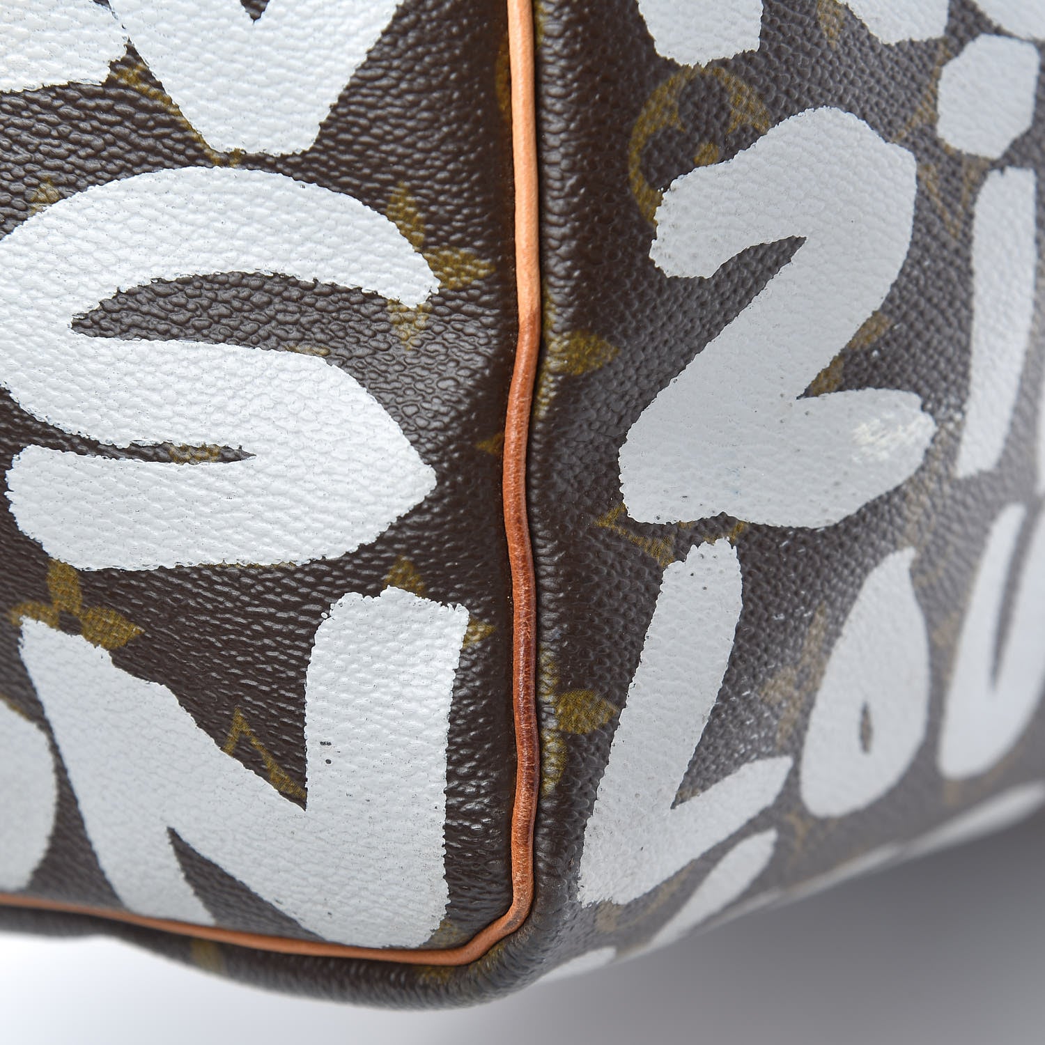 Louis Vuitton Graffiti Keepall 50 Silver 16 of 28
