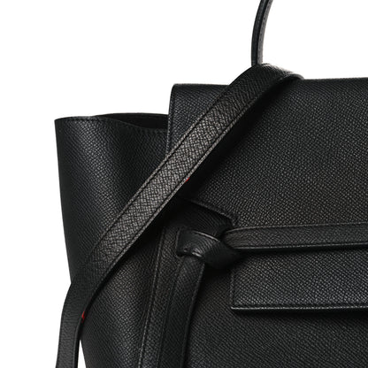 Celine Grained Calfskin Micro Belt Bag Navy 8 of 9