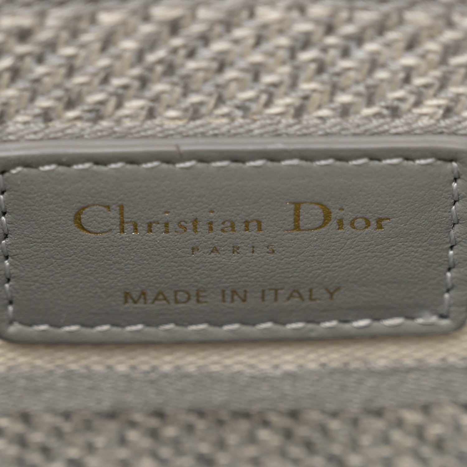 Christian Dior Canvas Toile De Jouy Reverse Embroidered Medium Lady D-Lite Gray 6 of 11