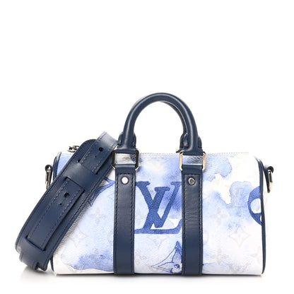 Louis Vuitton Monogram Watercolor Keepall XS Blue 1 of 10