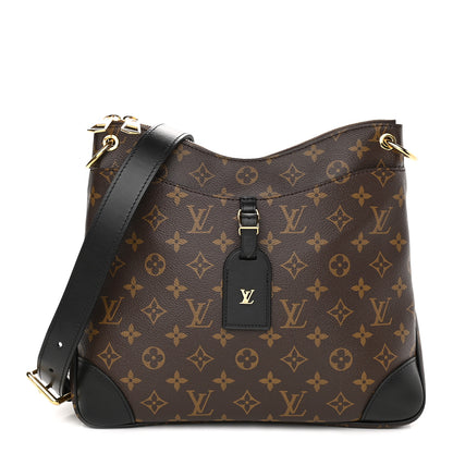 Louis Vuitton Monogram Odeon MM Black 1 of 9