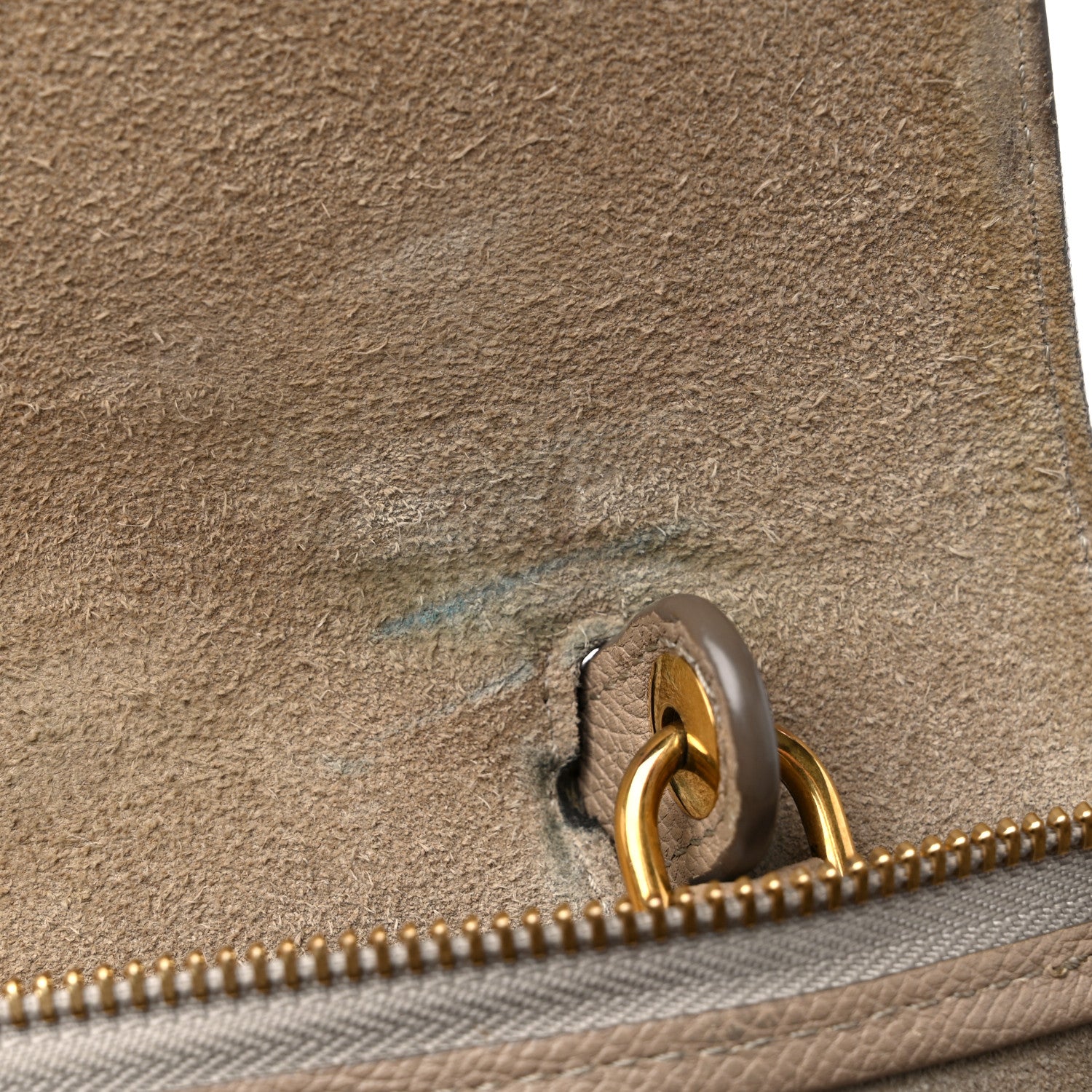 Celine Grained Calfskin Mini Belt Bag Light Taupe 12 of 23