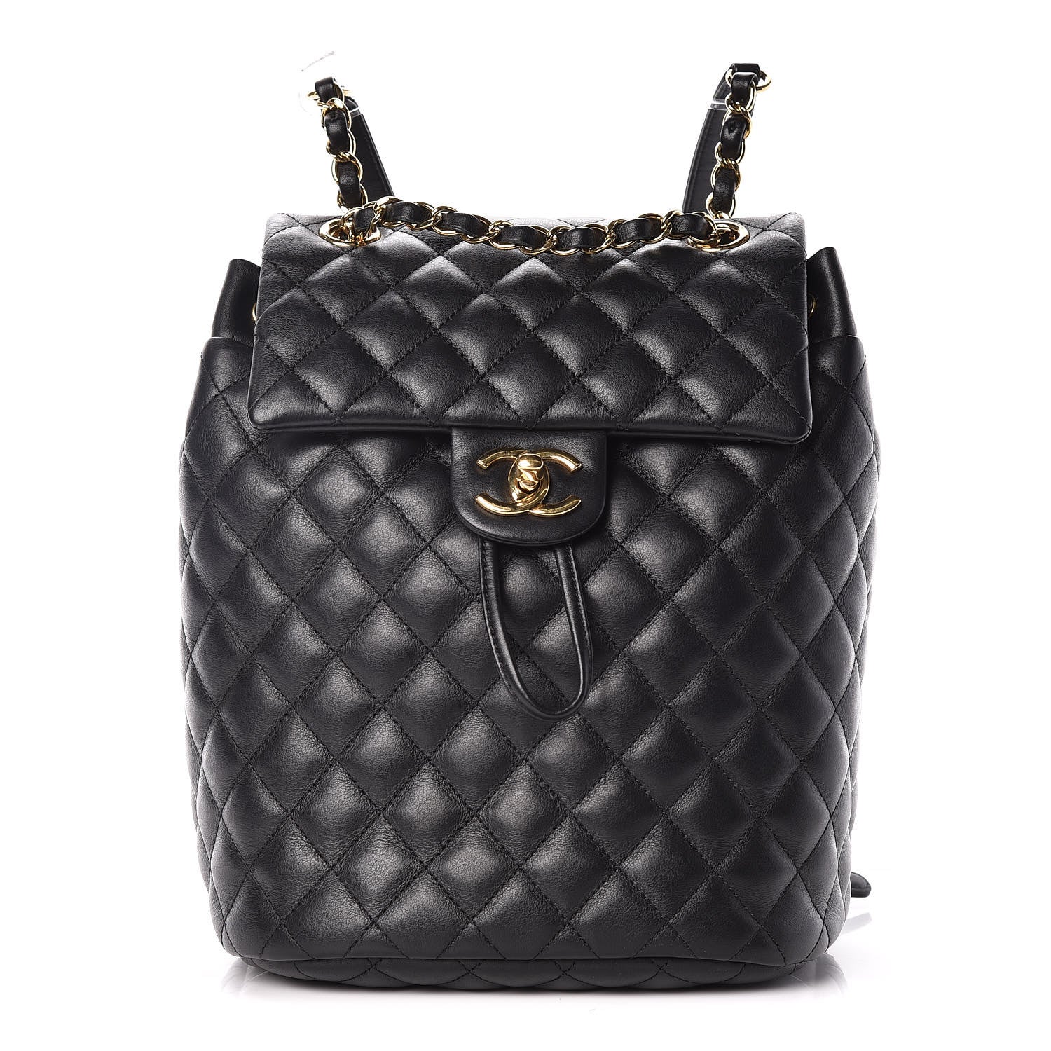 Chanel Calfskin Quilted Small Urban Spirit Backpack Black 1 of 13