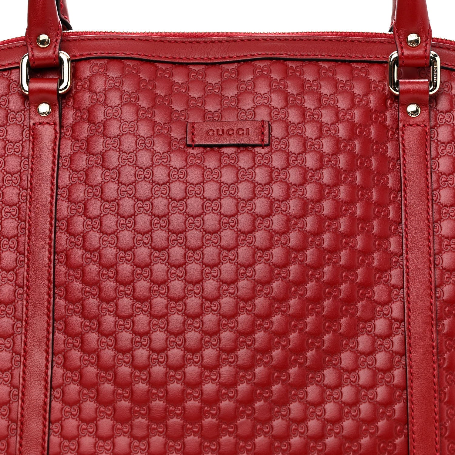 Gucci Soft Microguccissima Dome Satchel Red 8 of 10