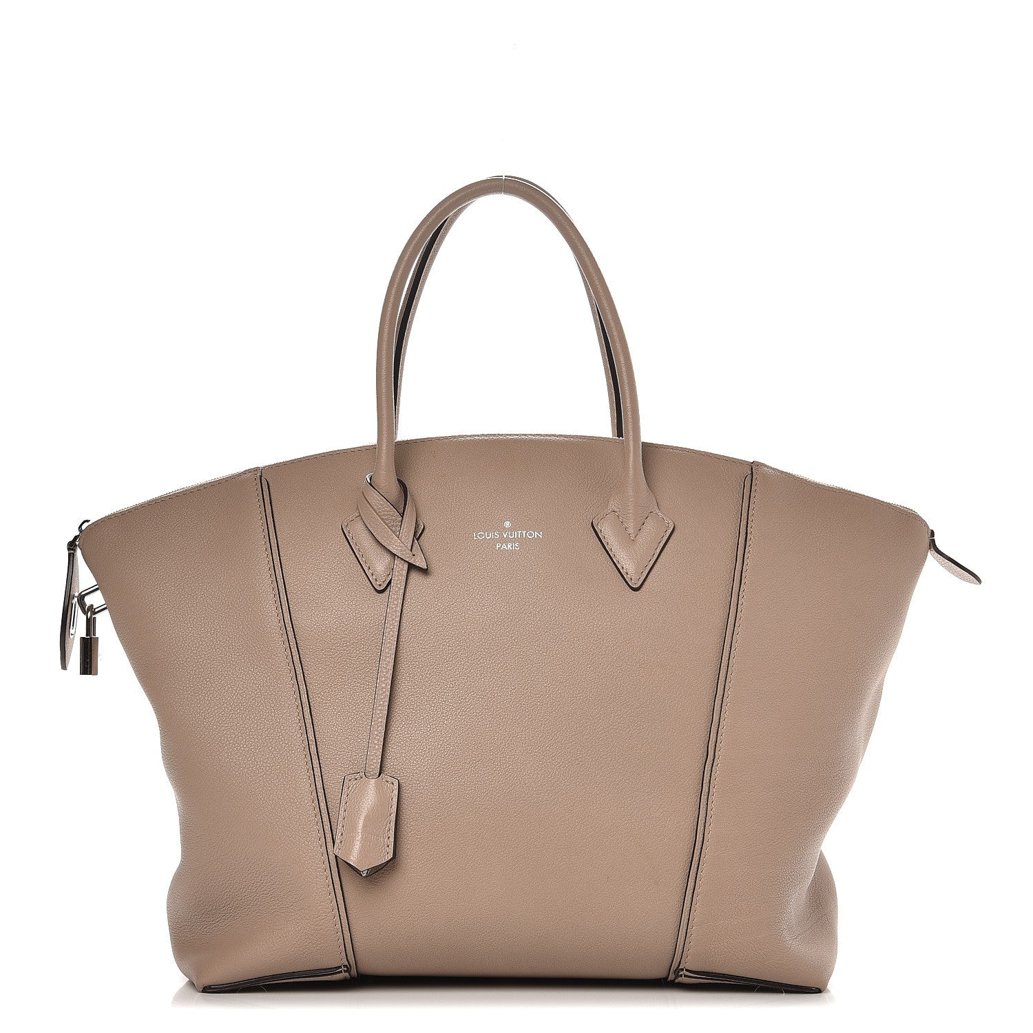 Louis Vuitton Veau Cachemire Soft Lockit MM Galet 1 of 10