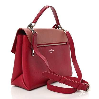 Louis Vuitton Soft Calfskin My Lockme Top Handle Rose Boudoir Lie De Vin Creme 3 of 8