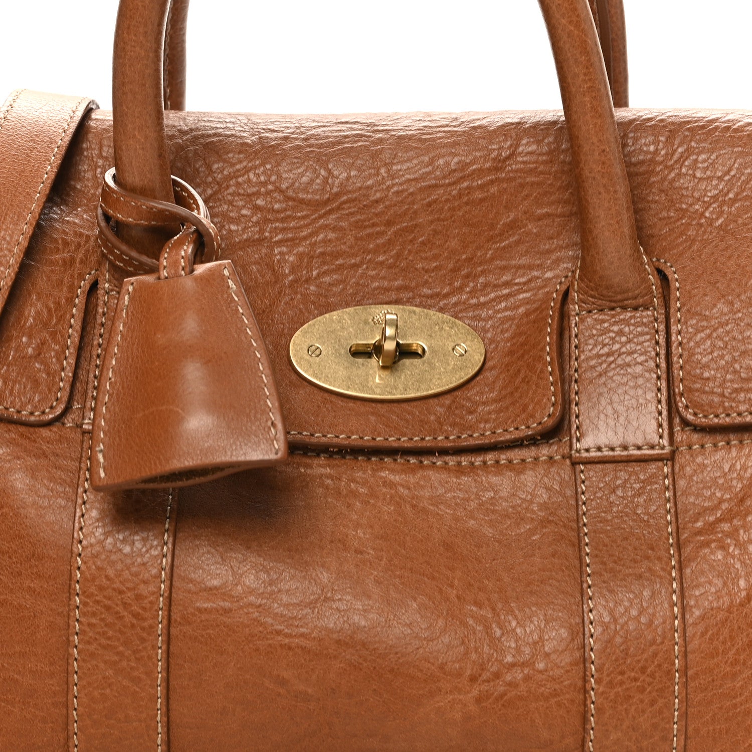 Mulberry Natural Leather Small Bayswater Oak 7 of 9