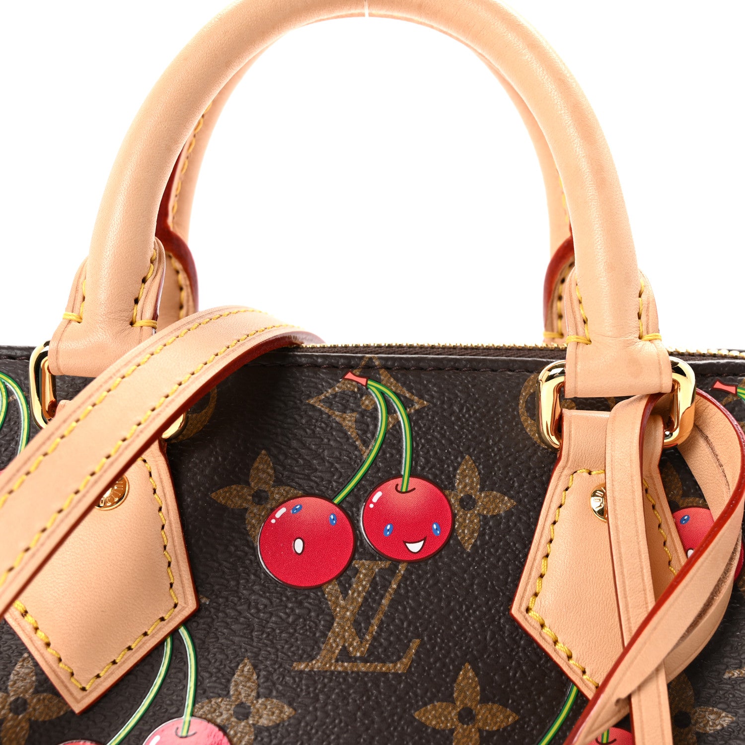 Louis Vuitton LV X TM Monogram Cerises Speedy Bandouliere 20 7 of 9