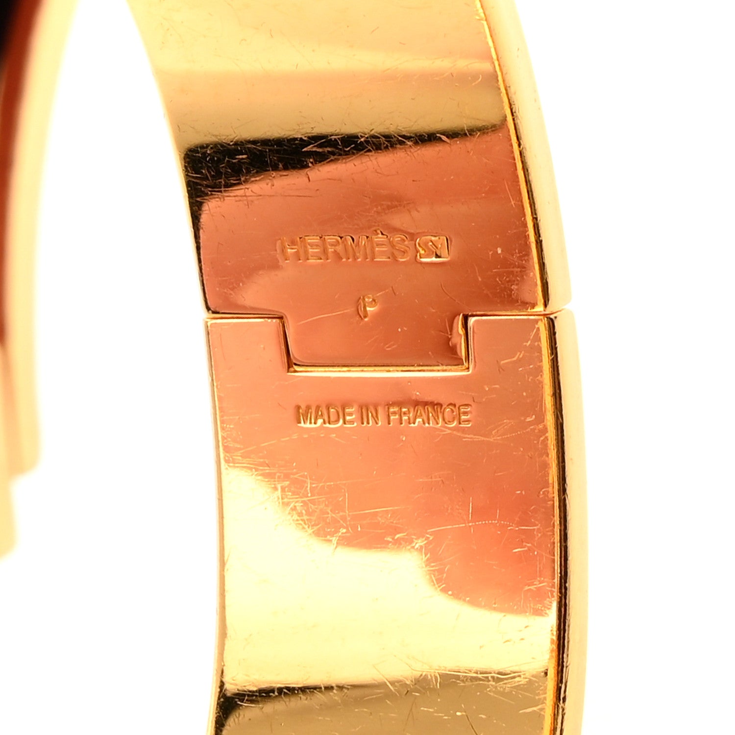 Hermes Enamel Wide Clic Clac H Bracelet GM Black 4 of 4