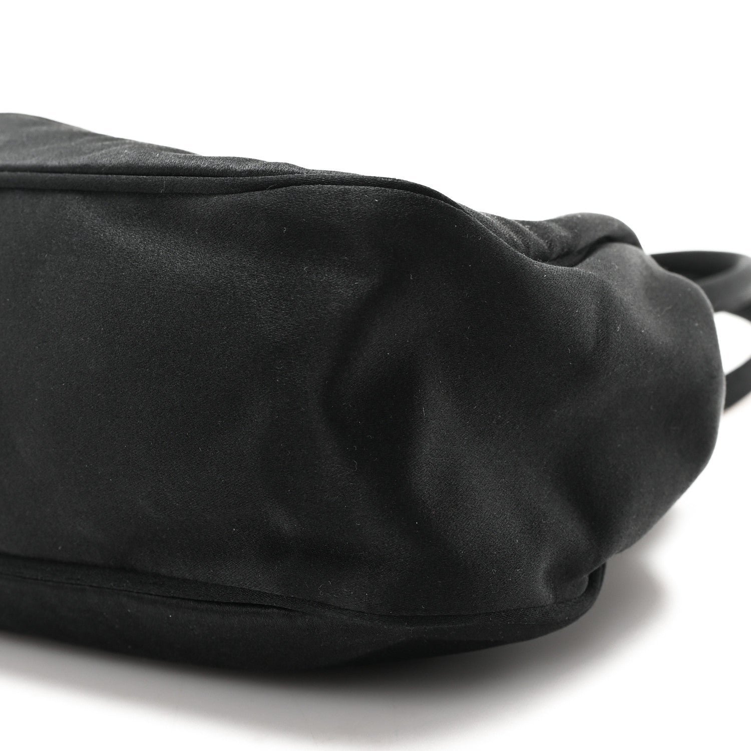 Prada Satin Evening Bag Black 10 of 10