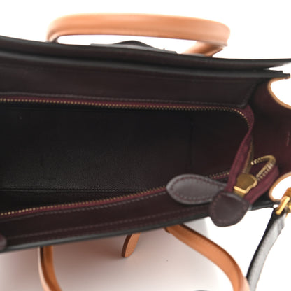 Celine Smooth Calfskin Bullhide Nano Tri-Color Luggage Terracotta 5 of 19
