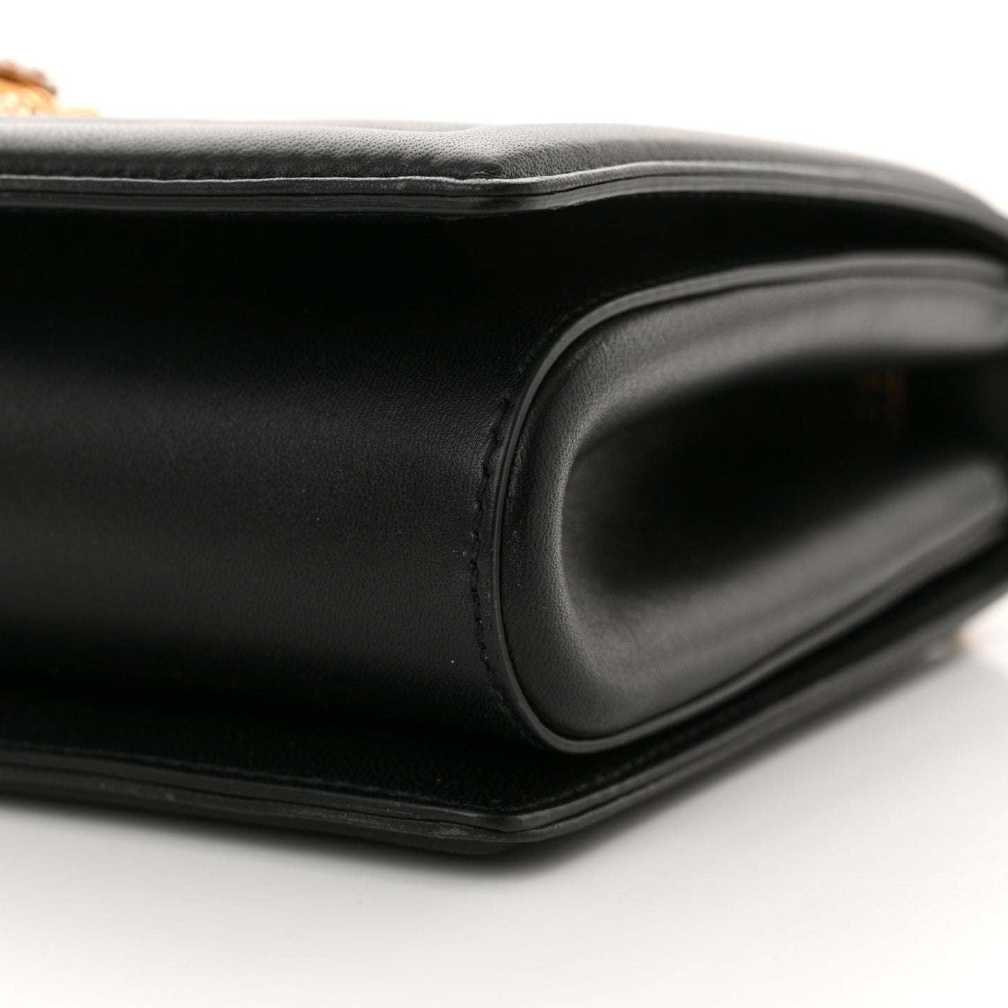 Calfskin Large Devotion Crossbody Bag Black
