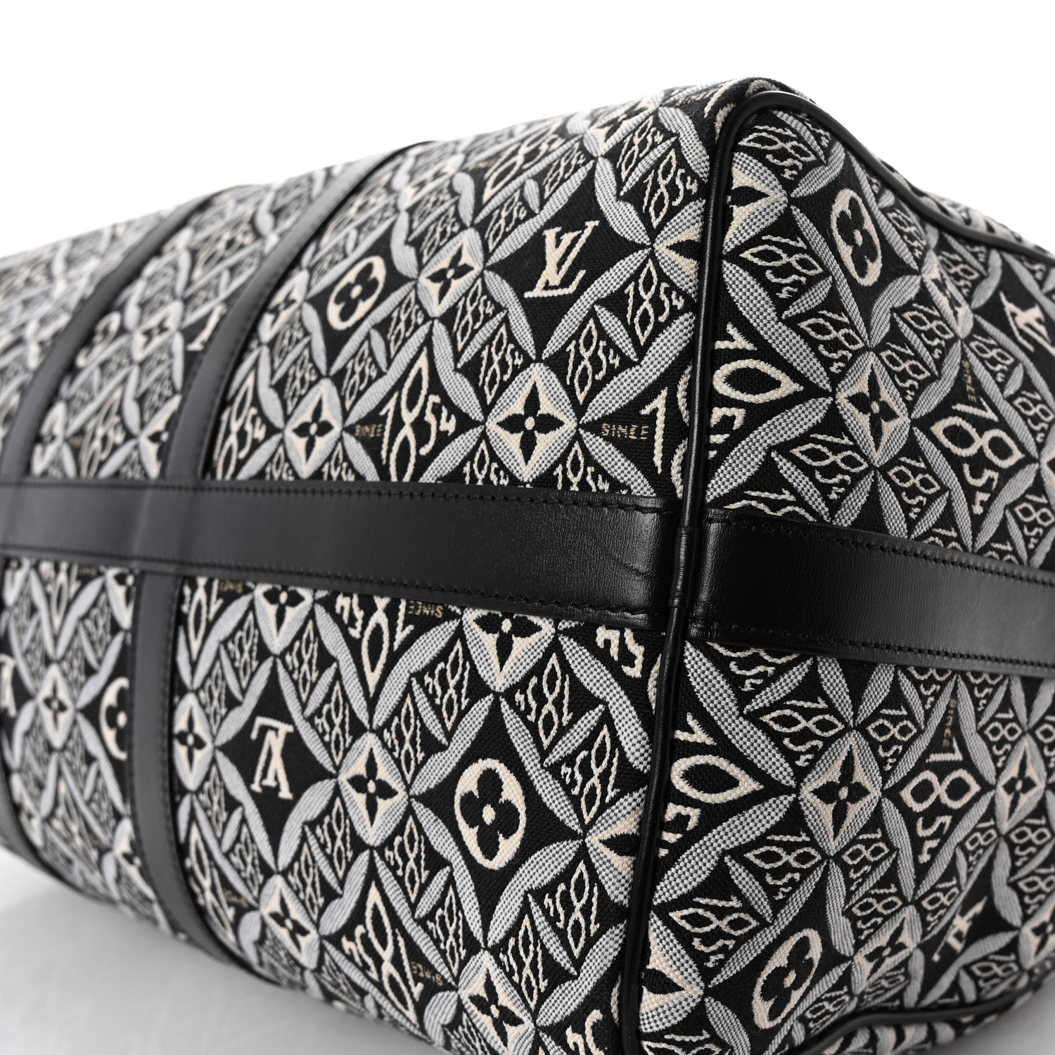 Louis Vuitton Jacquard Since 1854 Keepall Bandouliere 45 Grey 7 of 8