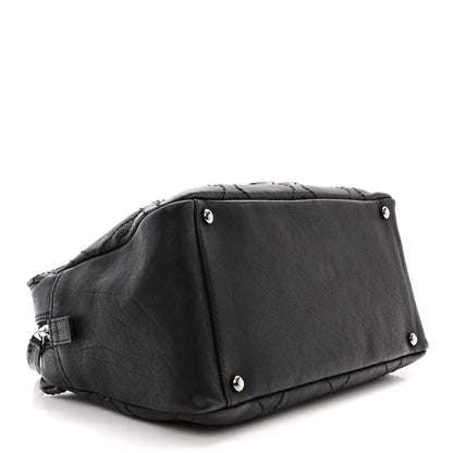 Chanel Calfskin Small Diamond Stitch Tote Black 4 of 12
