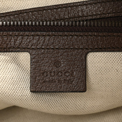 Gucci GG Supreme Monogram Web Ophidia Half Moon Hobo Brown 6 of 10