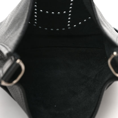 Hermes Taurillon Clemence Evelyne III PM Black 5 of 9