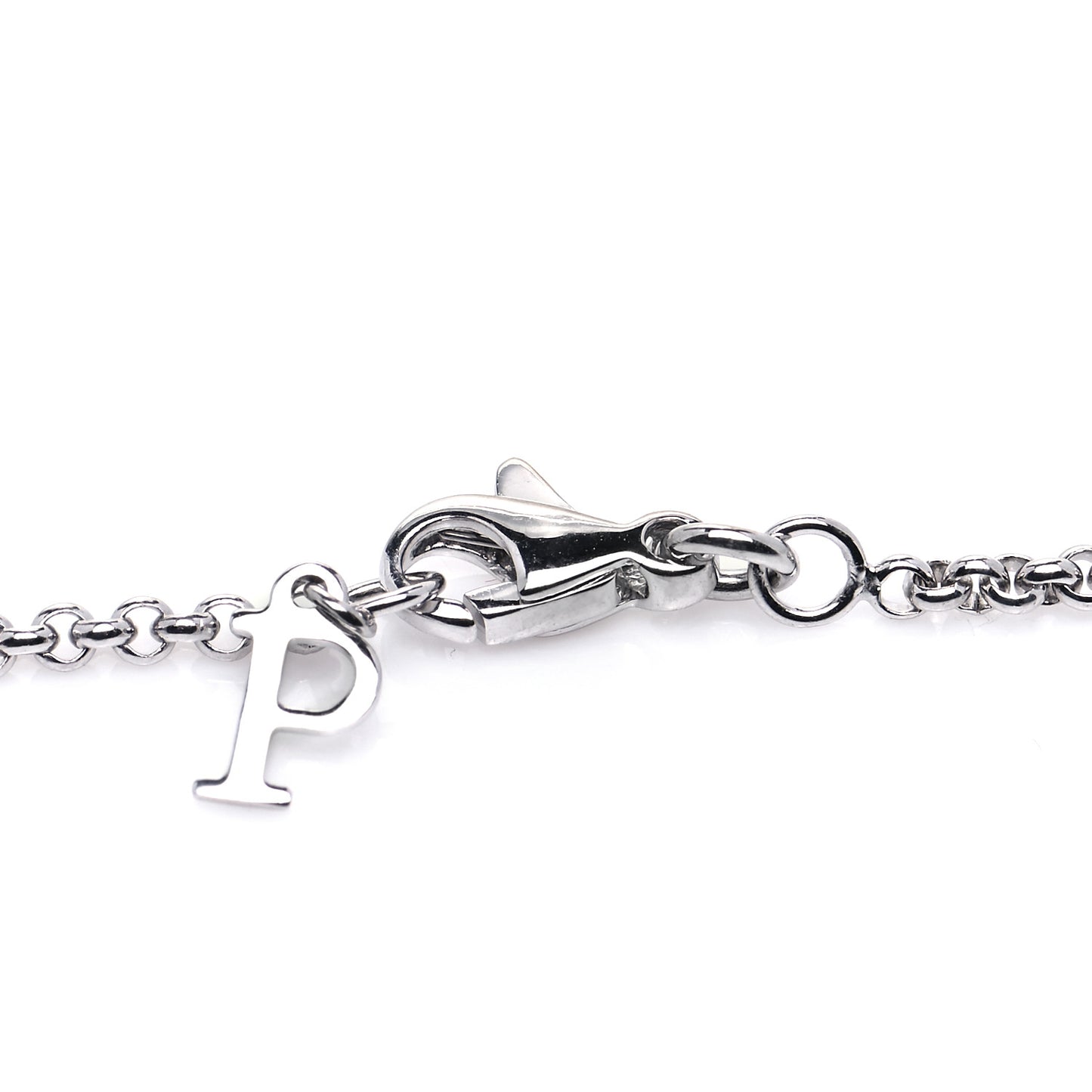 18K White Gold Diamond Possession Toi Moi Pendant Necklace