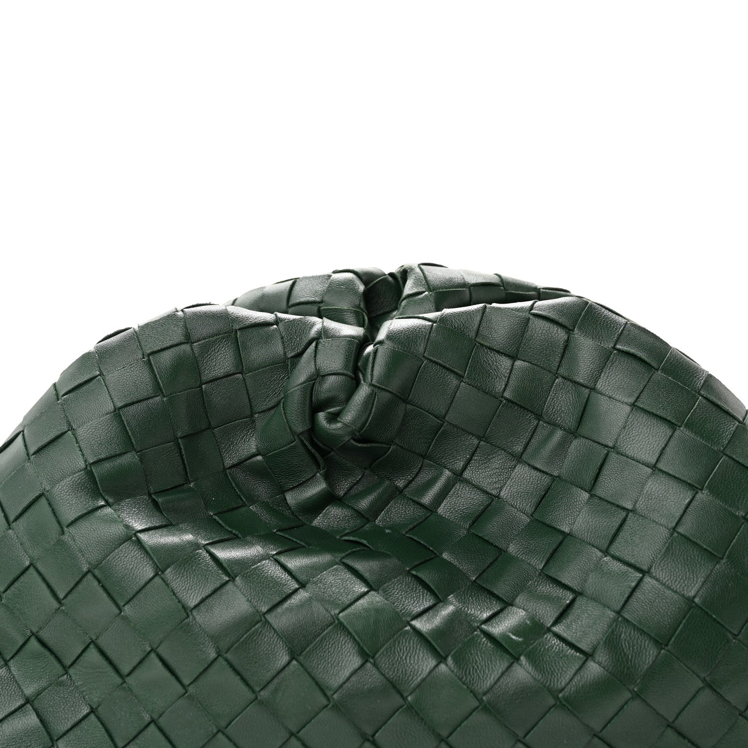 Bottega Veneta Nappa Maxi Intrecciato The Pouch Oversized Clutch Raintree 9 of 15