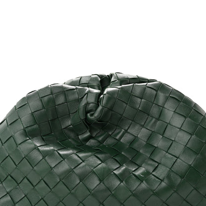Bottega Veneta Nappa Maxi Intrecciato The Pouch Oversized Clutch Raintree 9 of 15