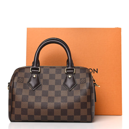 Louis Vuitton Damier Ebene Speedy Bandouliere 20 9 of 9