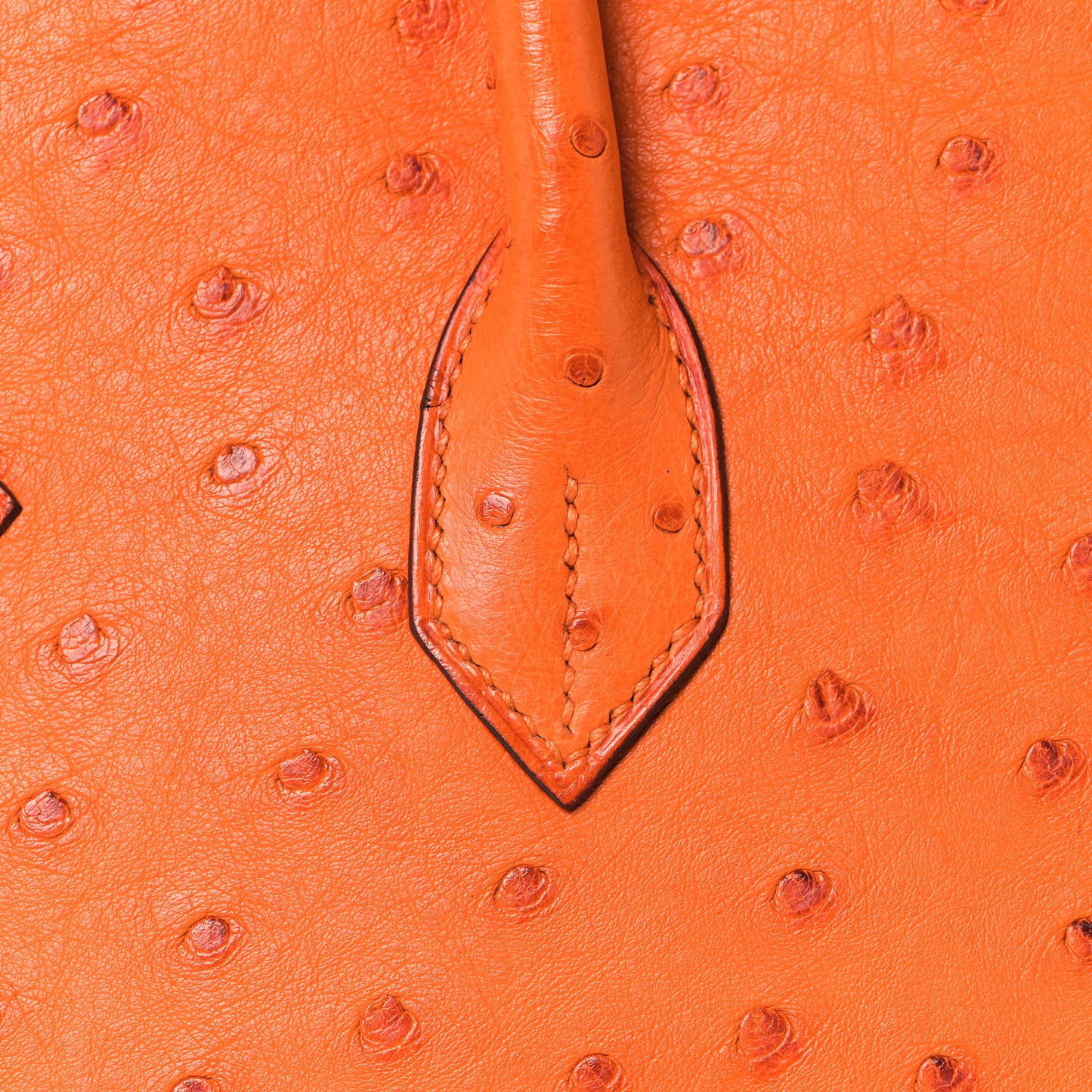 Ostrich Birkin 35 Orange