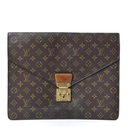 Louis Vuitton Monogram Porte-Documents Senateur Document Holder 1 of 9