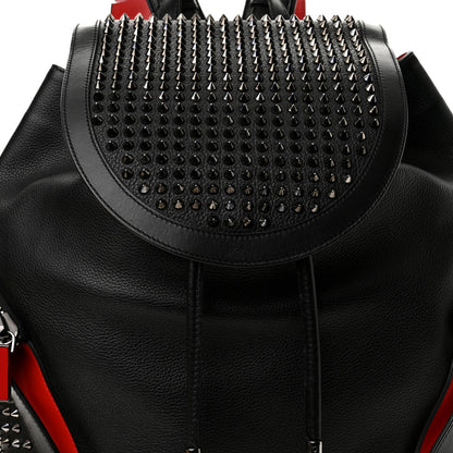 Christian Louboutin Calfskin Spiked Explorafunk Backpack Black 8 of 10