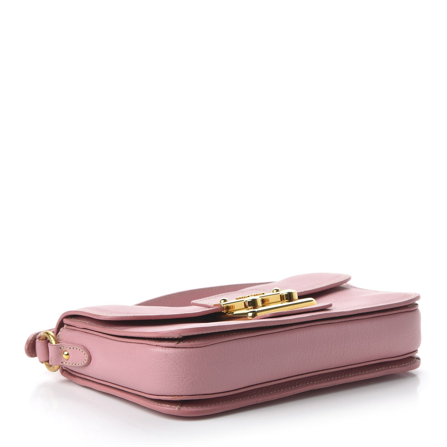 Goatskin Madras Shoulder Bag Rosa