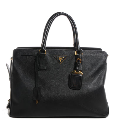 Prada Saffiano Lux Zip Tote Nero Black 1 of 10