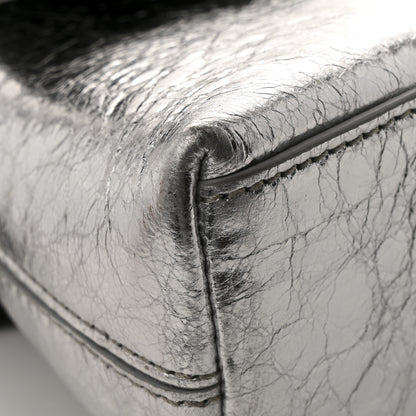 Balenciaga Metallic Calfskin Downtown Chain Shoulder Bag XS Silver 12 of 12