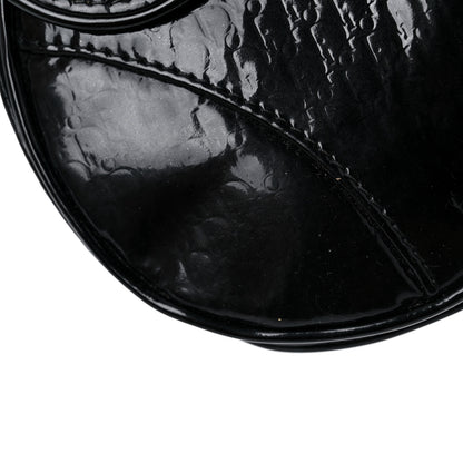 Christian Dior Patent Monogram Mini Saddle Bag Black 15 of 19