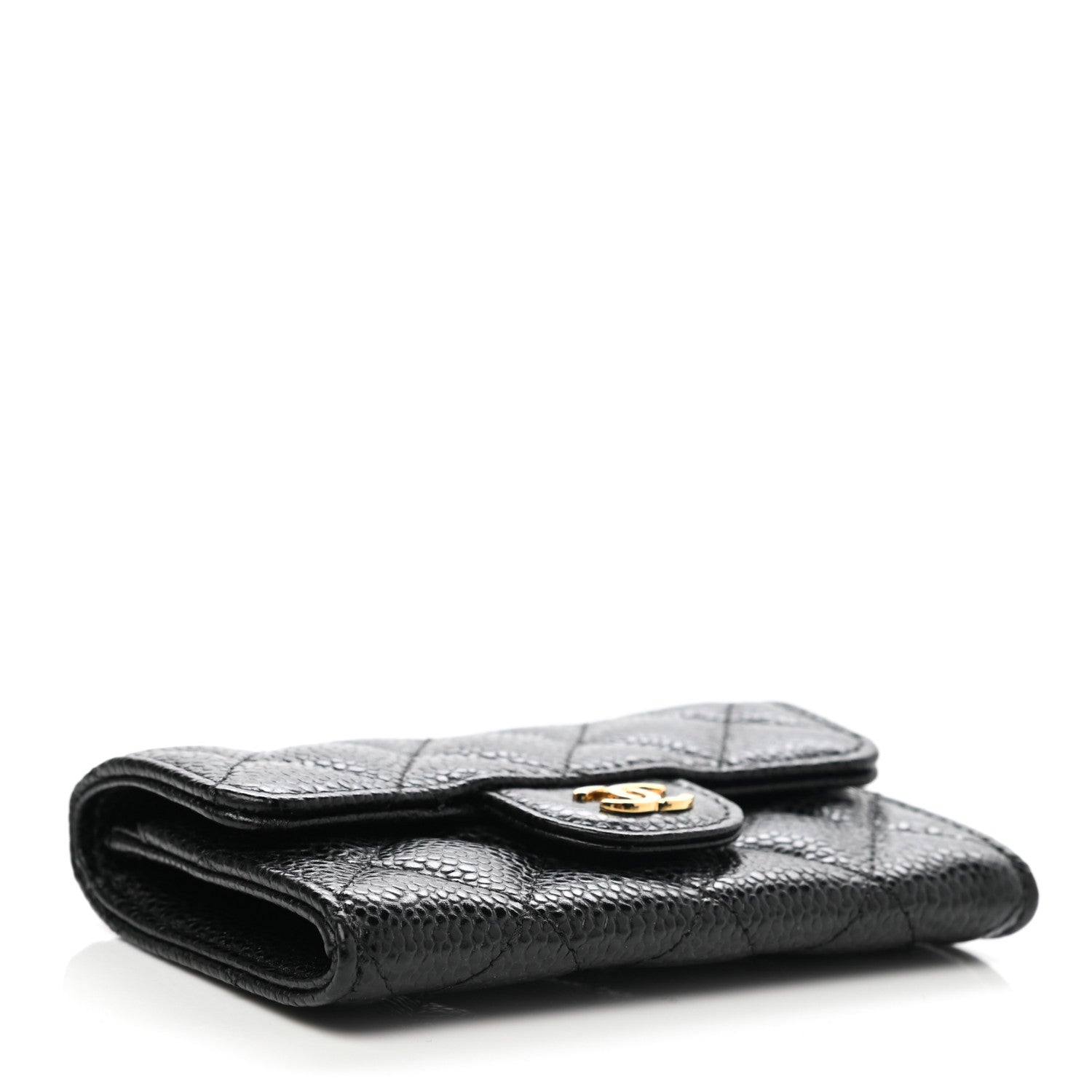 Chanel Caviar Quilted Flap Card Holder Black 4 of 8