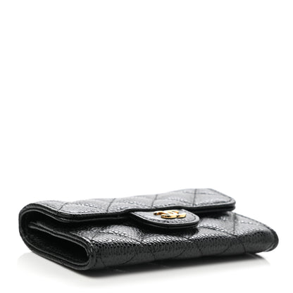 Chanel Caviar Quilted Flap Card Holder Black 4 of 8