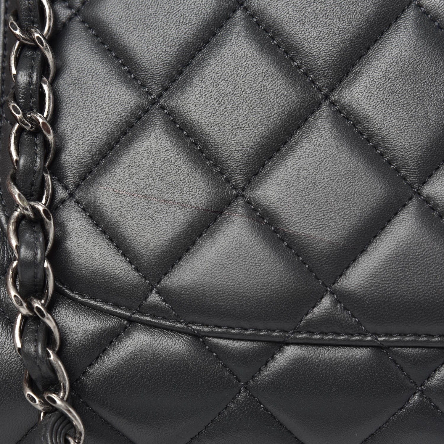 Chanel Lambskin Quilted Large Trendy CC Dual Handle Flap Bag Dark Grey 13 of 15
