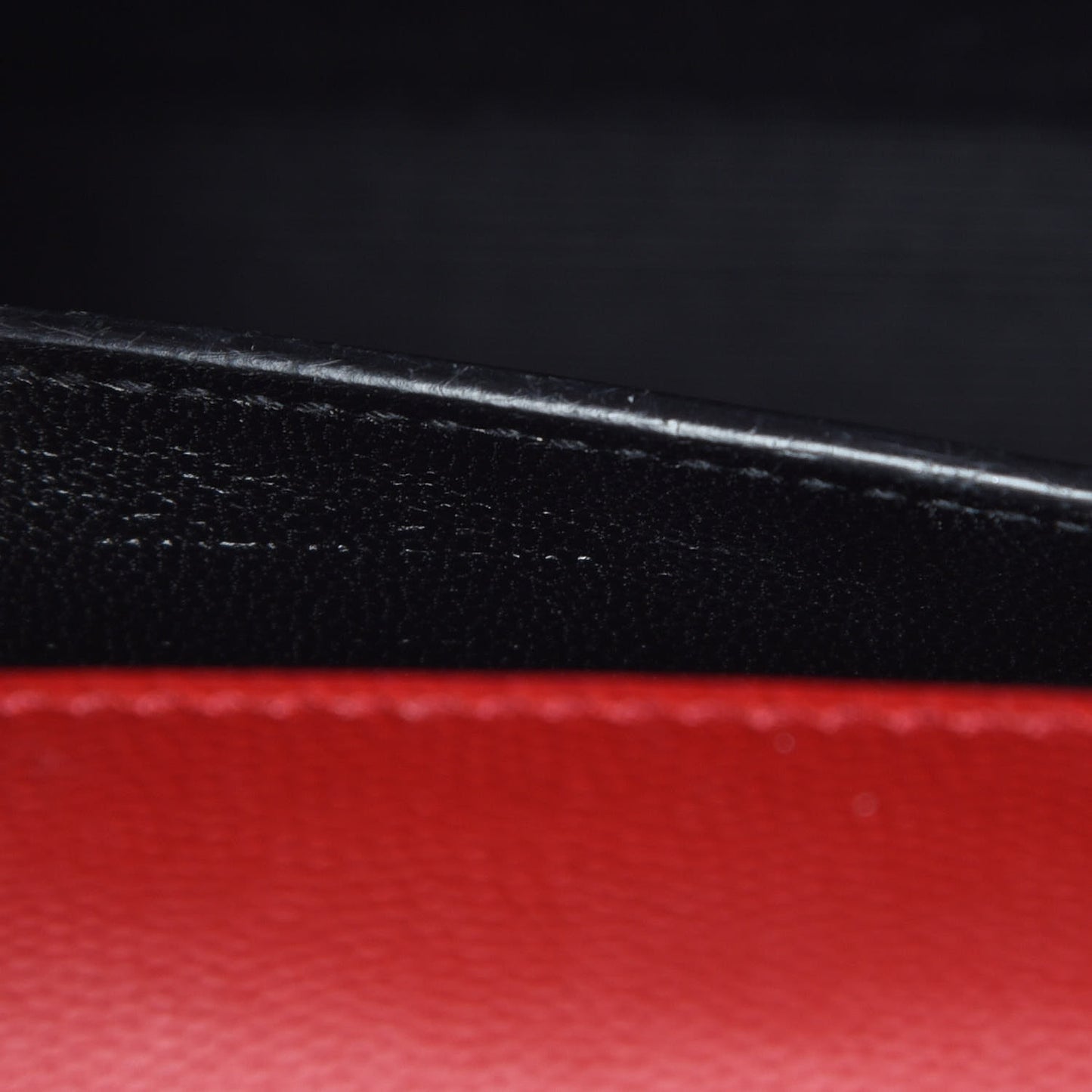Grain De Poudre Classic Monogram Cassandre Clutch New Red