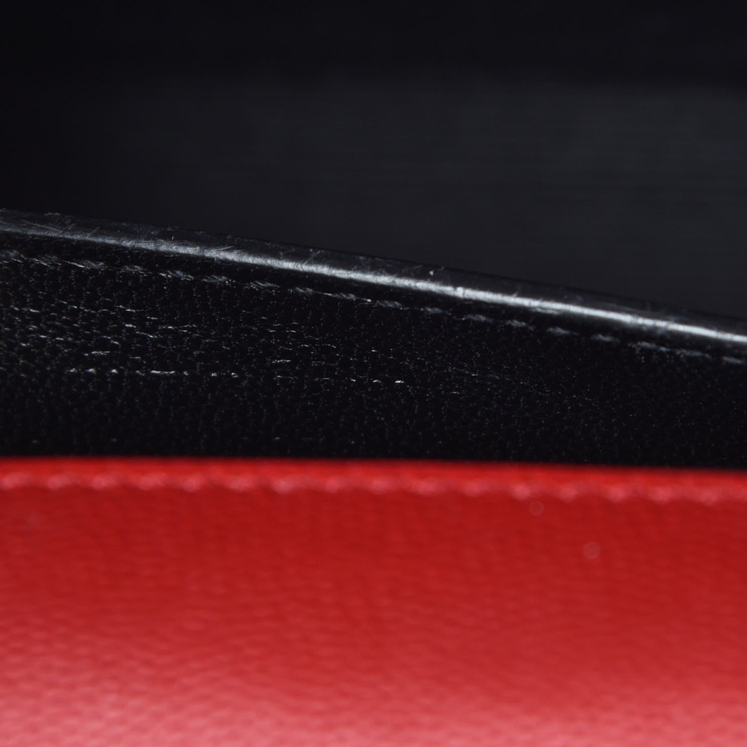 Saint Laurent Grain De Poudre Classic Monogram Cassandre Clutch New Red 7 of 10