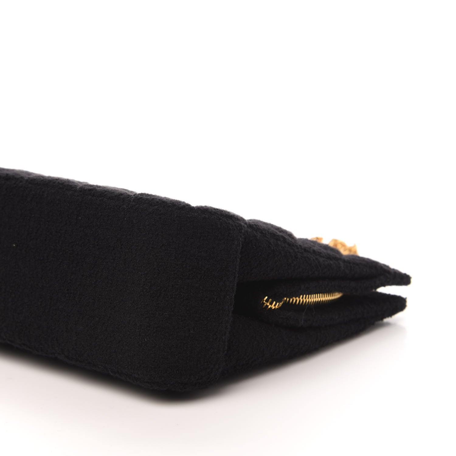 Chanel Jersey Quilted Shopping Tote Black 8 of 13
