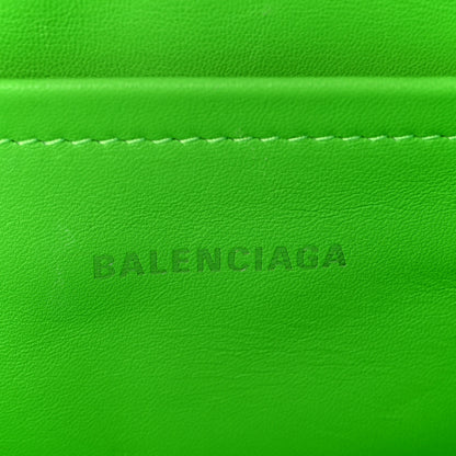 Balenciaga Nylon Lambskin Woven Small Ibiza Basket With Strap Green 6 of 11